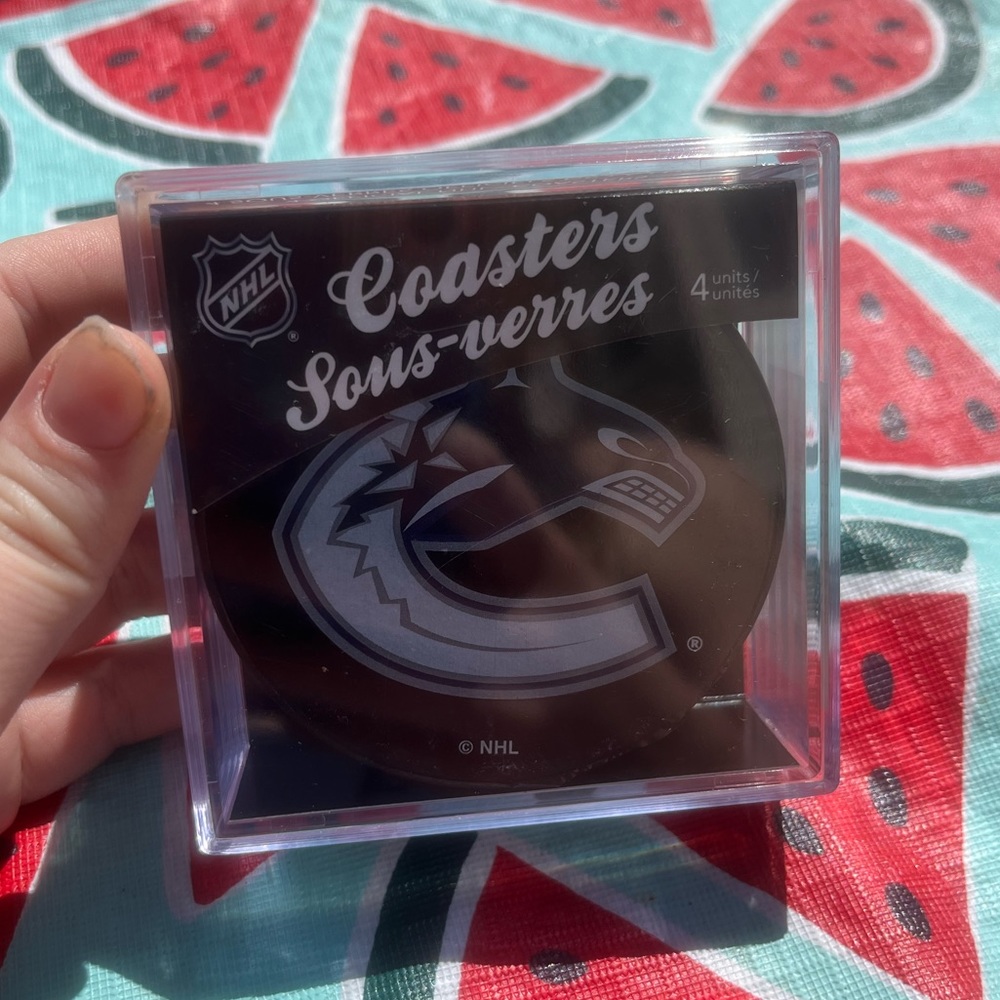 Official NHL Canucks Coasters